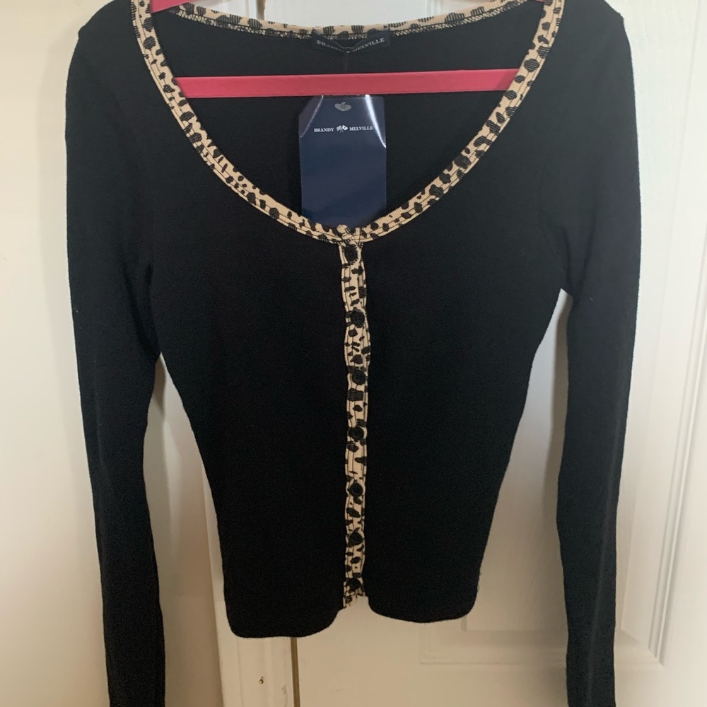 Cheetah Zelly Top Brandy Melville